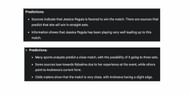 Gemini AI's prediction for Jessica Pegula and Elena Rybakina's matches.